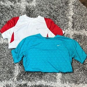 2PC DRI-FIT NIKE ATHLETIC SHIRTS (women)